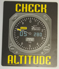 Mouse Pad: Check Altitude